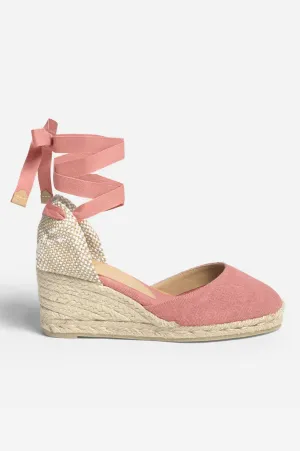 Carina Canvas Wedge Espadrilles | Rosa