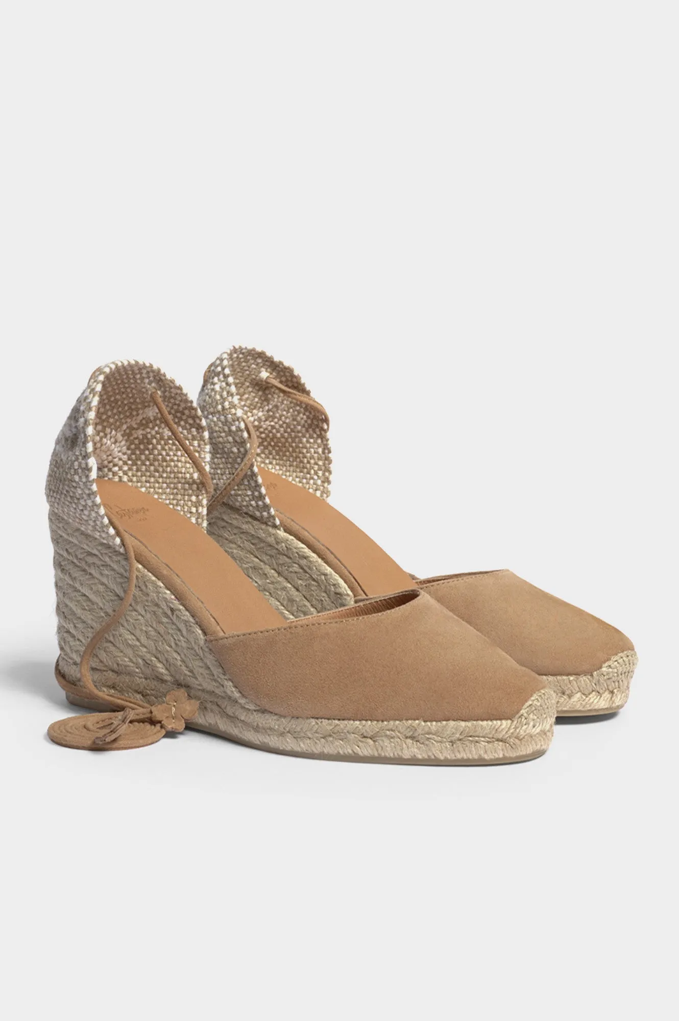 Carina Canvas Wedge Espadrilles | Sand Suede