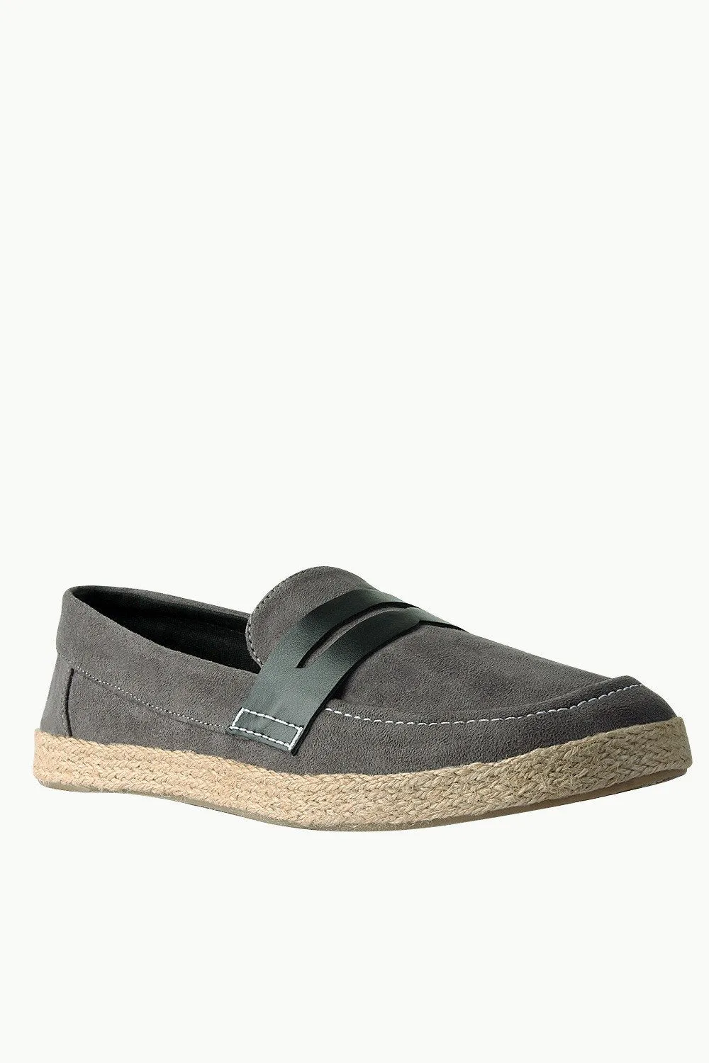 Casual Suede Penny Espadrilles