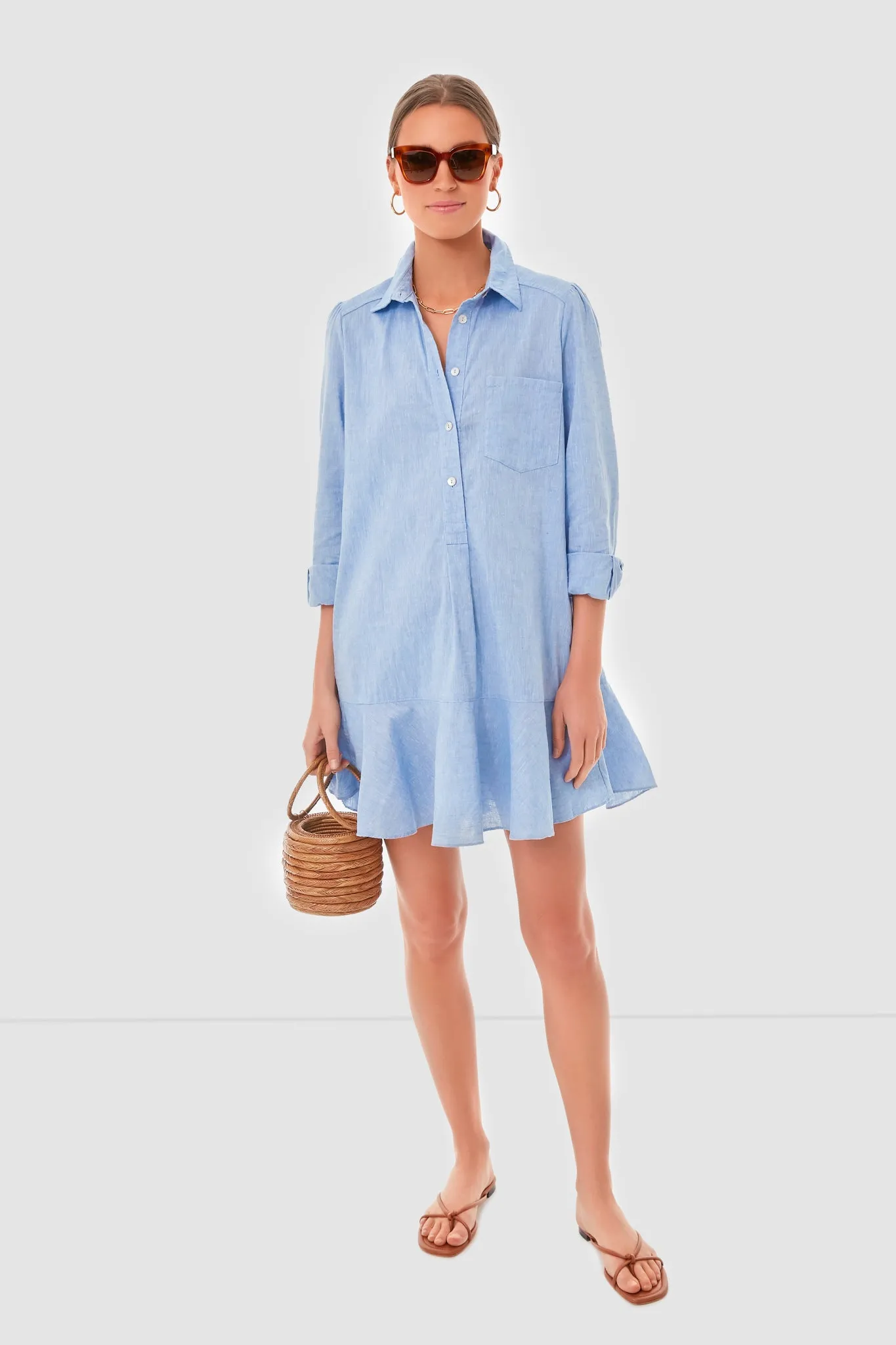 Chambray Callahan Shirt Dress