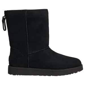 Classic Mini Logo Zip Sheepskin Women's Winter Boots