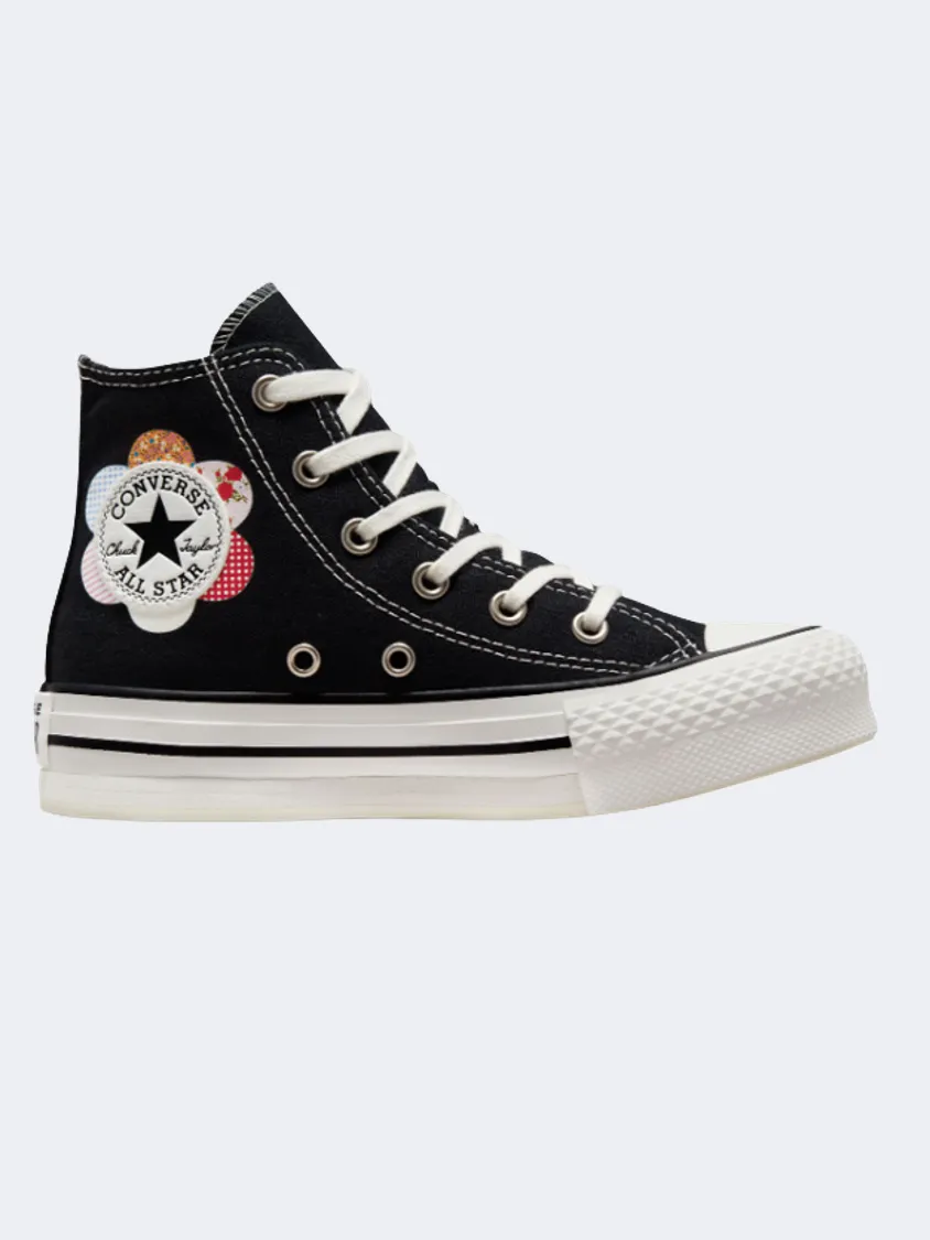 Converse Chuck Taylor All Star Eva Lift Platform Ps-Girls Lifestyle Shoes Black