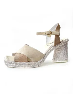 Cordelia Cream Espadrille Wedges