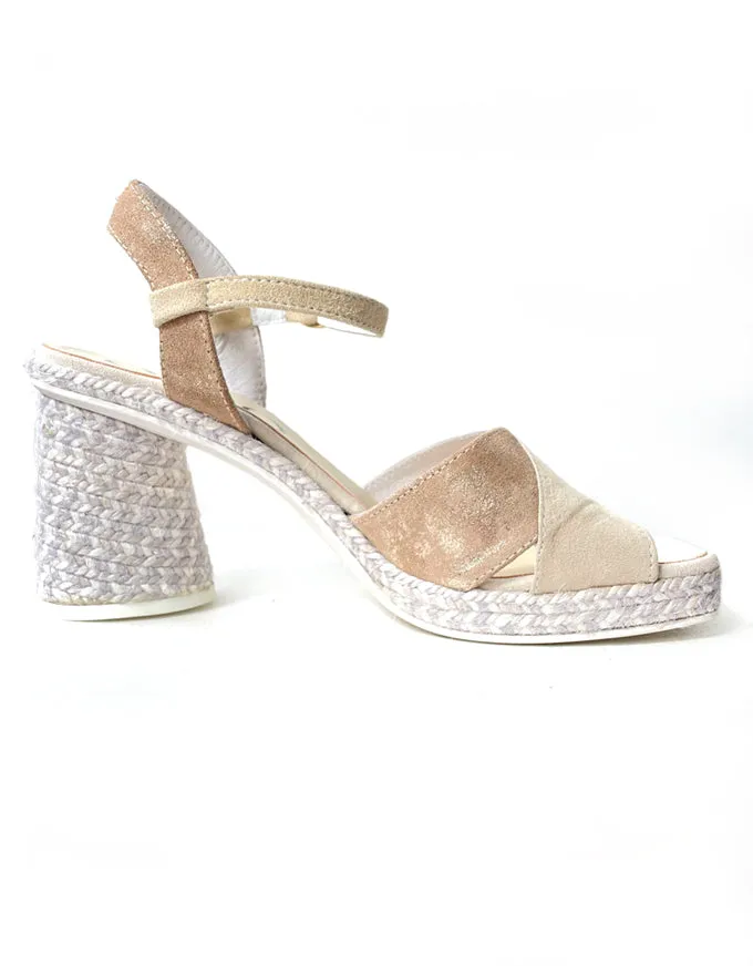 Cordelia Cream Espadrille Wedges