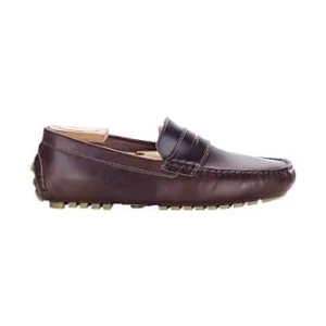 dark Brown Men&#039;s Driving Moccassins - FERGUSON