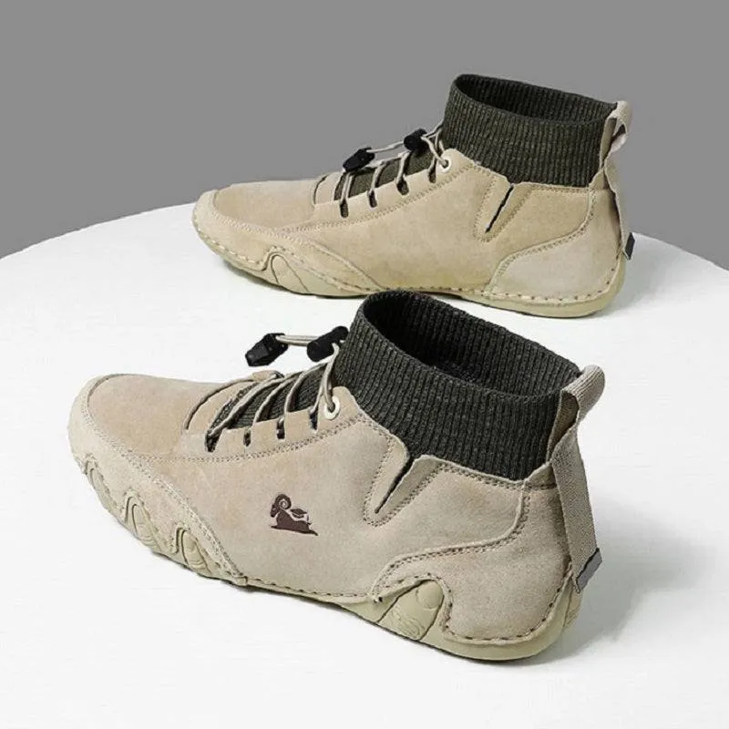 Dbeck® ArcticTrek: Men's Winter Ankle Boots For Walking, Commuting & Driving