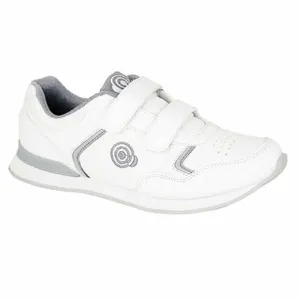 DEK T839G Skipper White Women's Bowling Bowls Lace Up Shoes Trainer