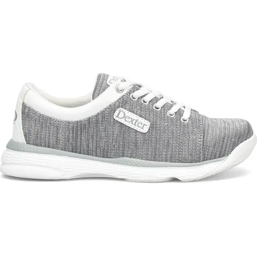 DEXTER AINSLEE GREY/WHITE WOMEN’S BOWLING SHOES