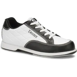 Dexter Womens Groove III White Black Bowling Shoes