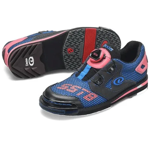 Dexter Womens SST 8 Power Frame BOA Black/Blue/Pink Bowling Shoes