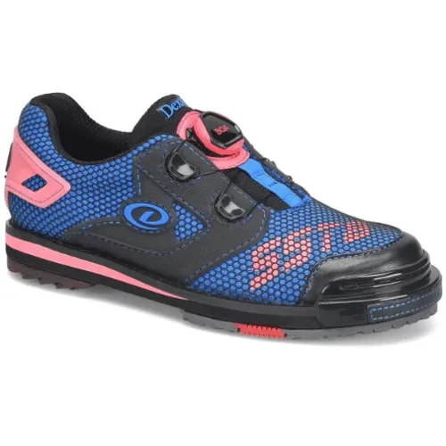 Dexter Womens SST 8 Power Frame BOA Black/Blue/Pink Bowling Shoes