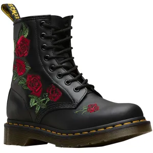 Dr. Martens 1460 Vonda Floral Rose Leather Women's Ankle Boots