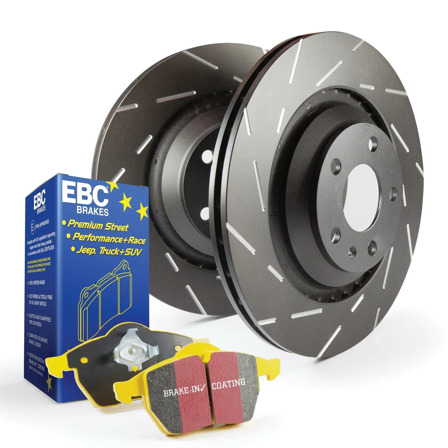 EBC Brakes S9KF1084 S9 Kits Yellowstuff and USR Rotors