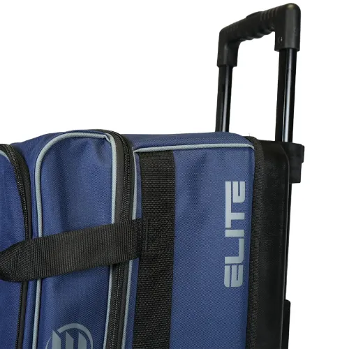 Elite Basic Double Roller Navy/Grey Bowling Bag