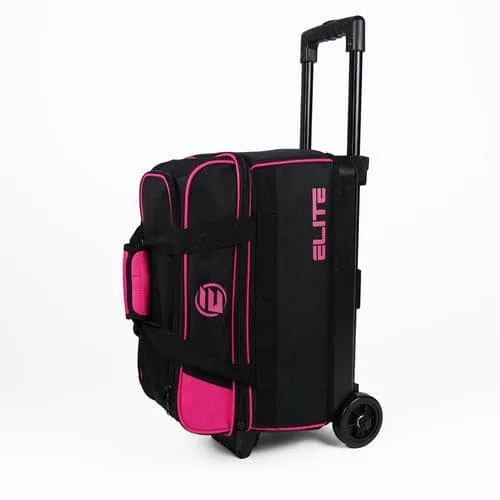 Elite Basic Double Roller Pink Bowling Bag