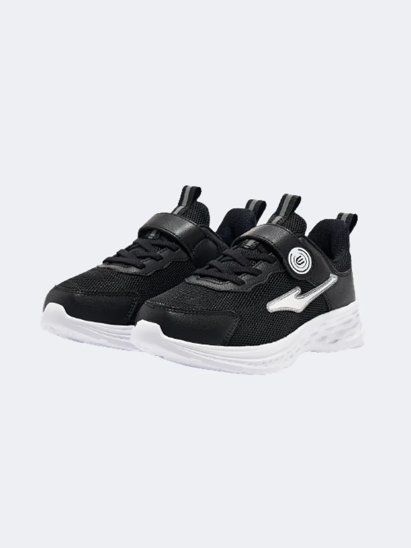 Erke Bounce Kids-Unisex Running Shoes Black/White