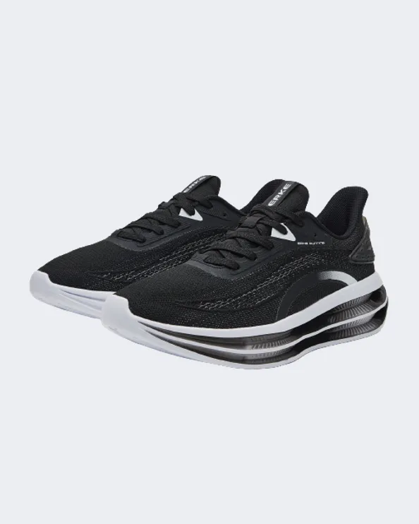 Erke Cushioning Men Running Shoes Black/White 11122203298-005