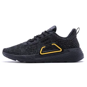 Erke Jogging Men Running Shoes Black/Yellow 11120120145-004