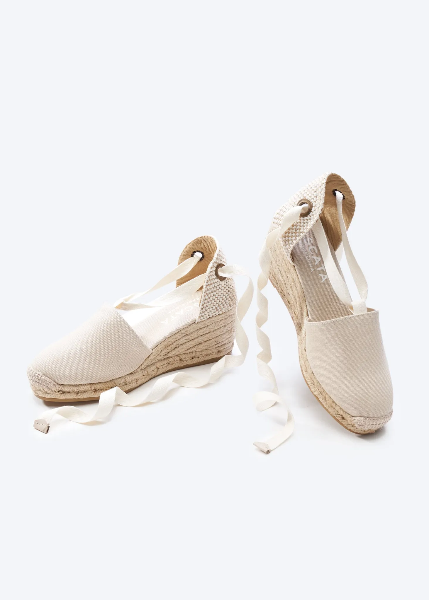 Escala Canvas Espadrille Wedges