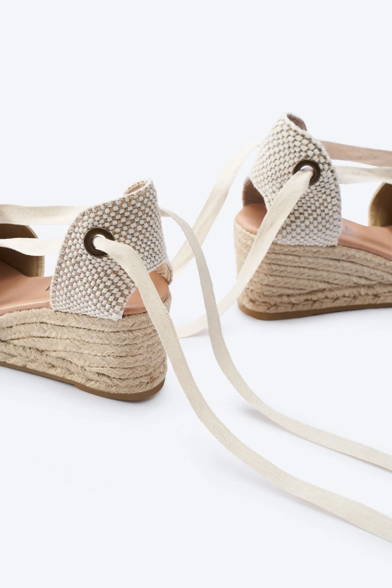 Escala Limited Edition Canvas Espadrille Wedges