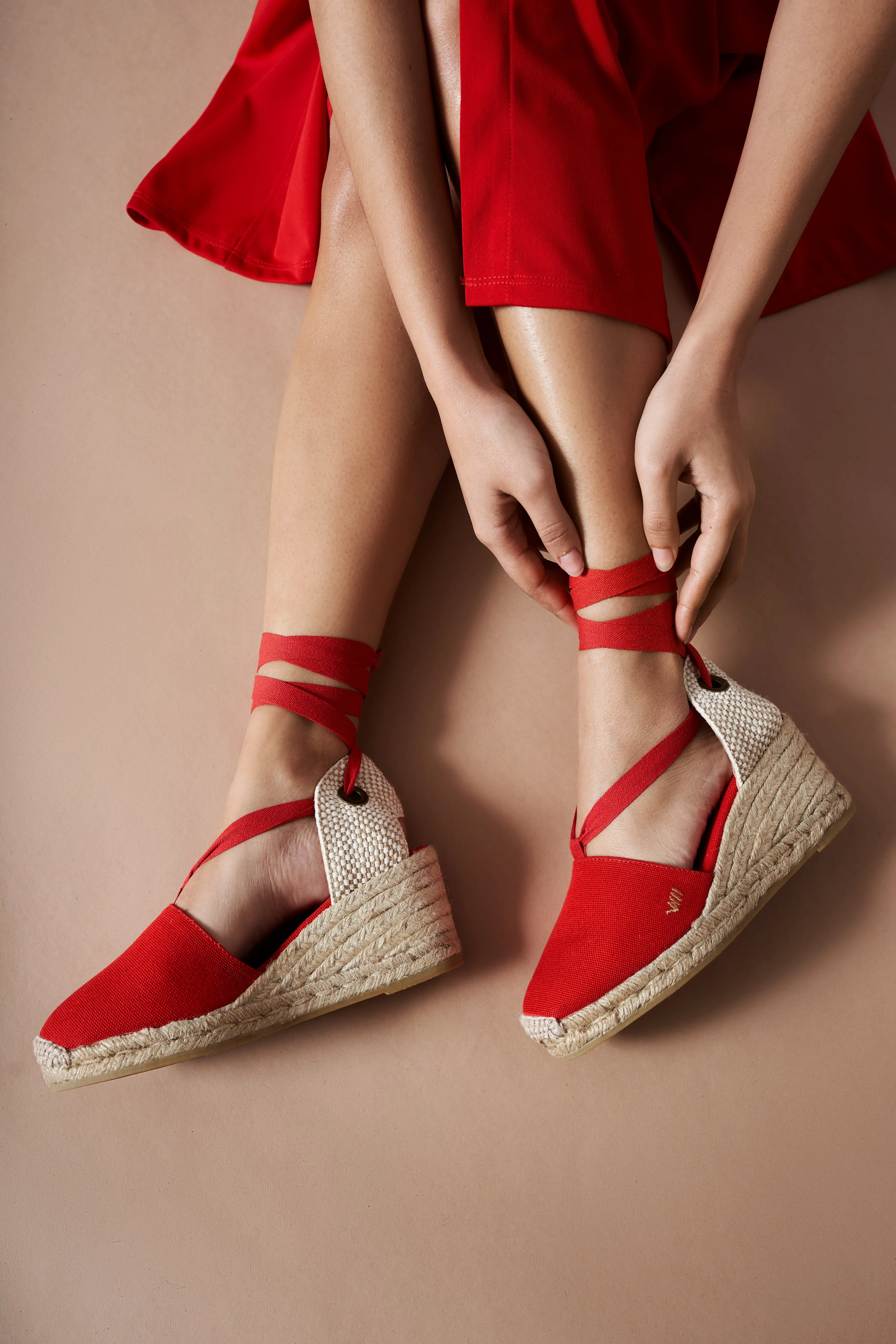 Escala Limited Edition Canvas Espadrille Wedges