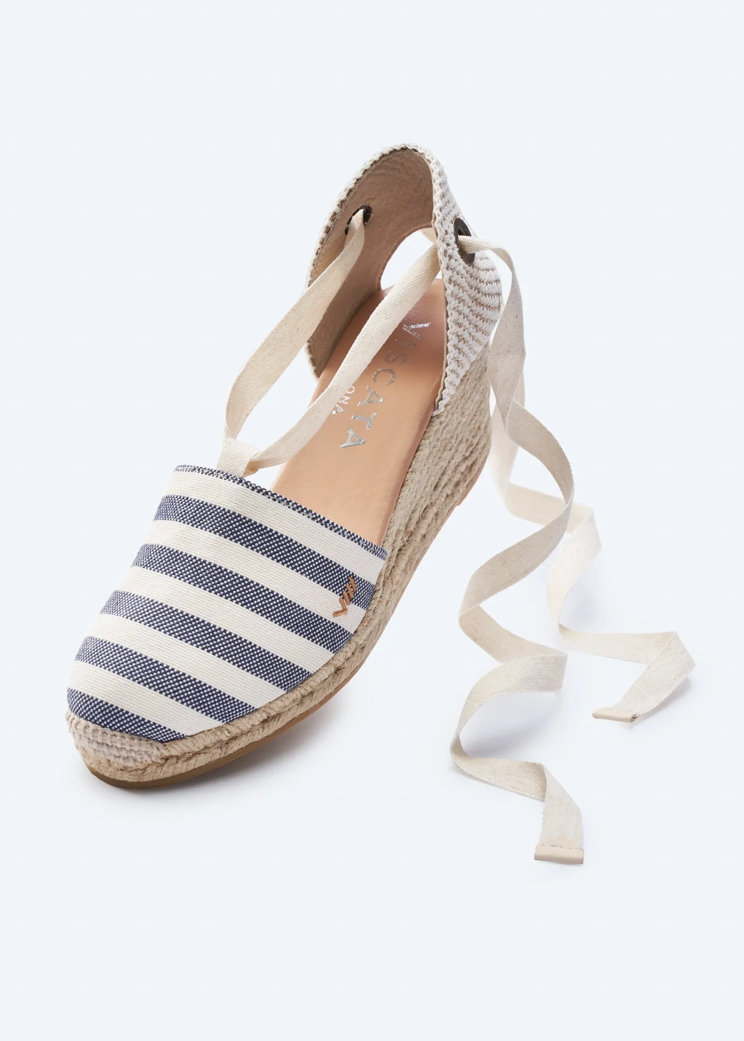 Escala Limited Edition Canvas Espadrille Wedges