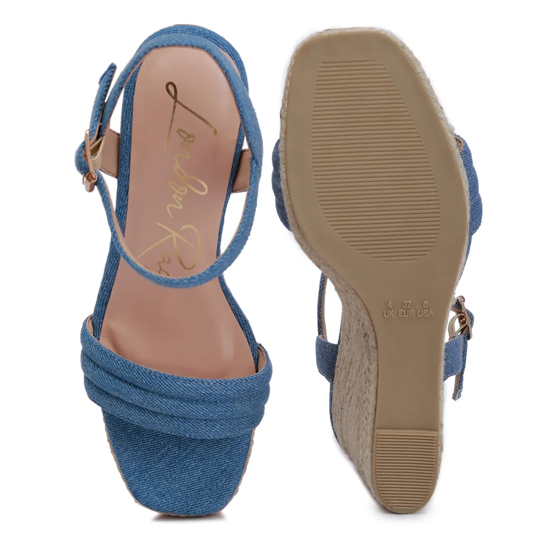 Espadrilles High Wedge Sandals