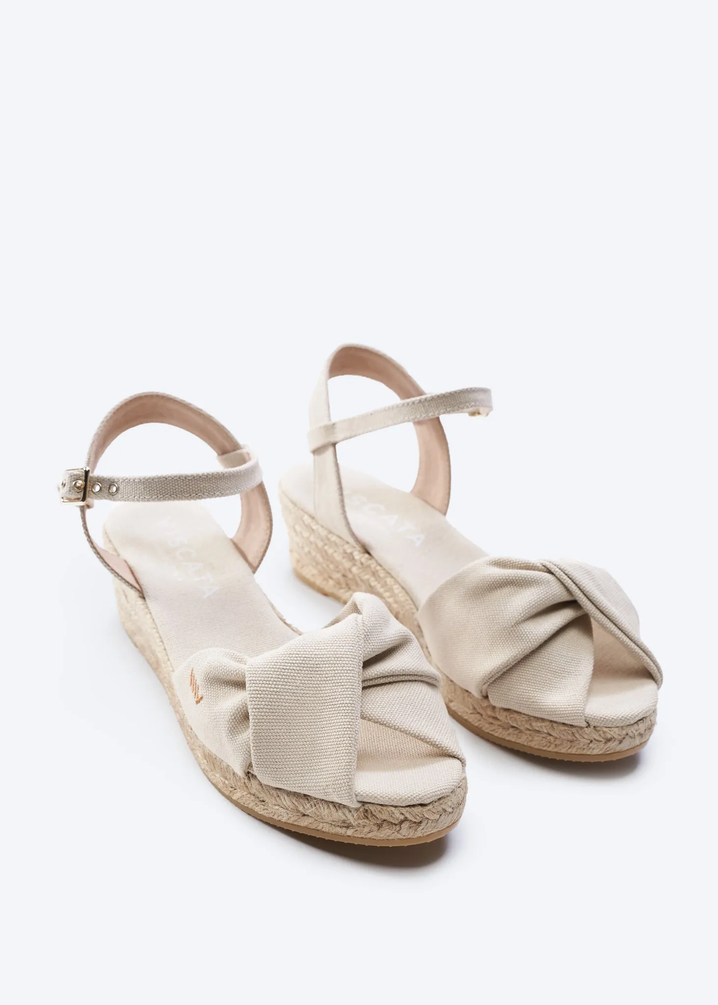 Farella Canvas Espadrille Sandal Wedges