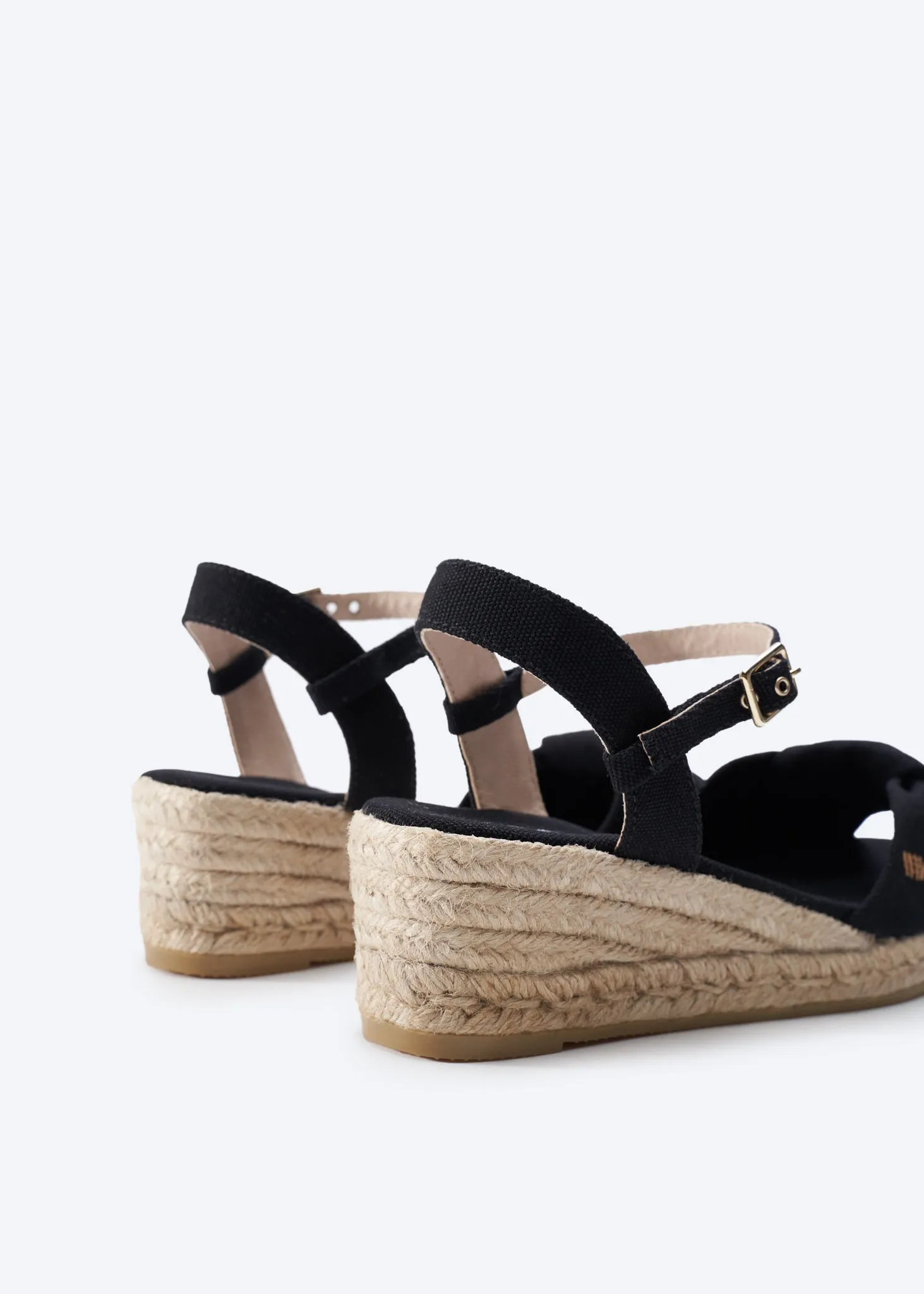 Farella Canvas Espadrille Sandal Wedges