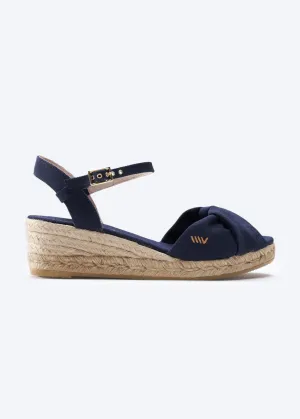 Farella Canvas Espadrille Sandal Wedges