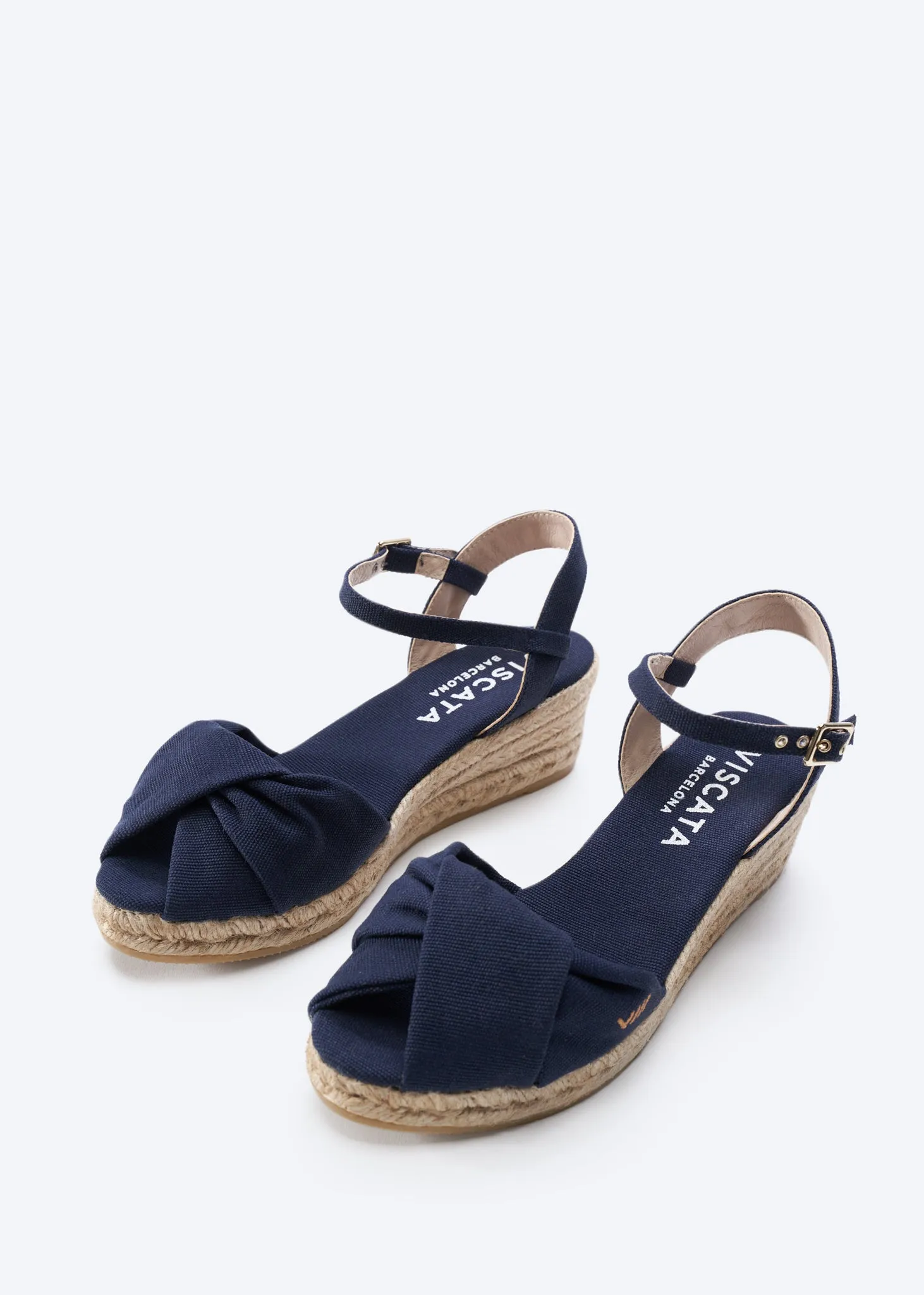 Farella Canvas Espadrille Sandal Wedges