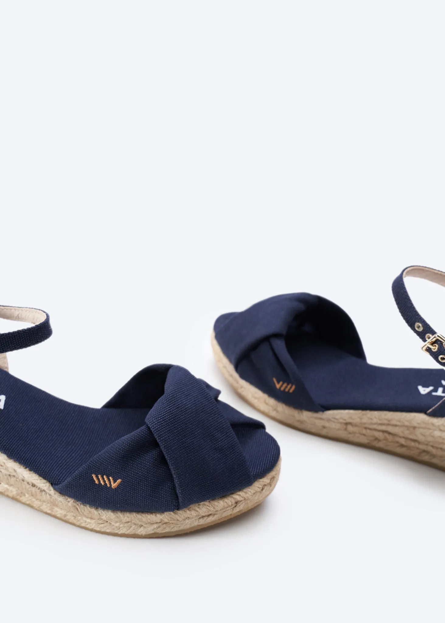 Farella Canvas Espadrille Sandal Wedges