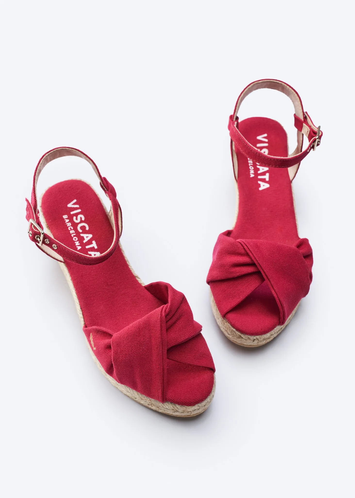 Farella Limited Edition Canvas Espadrille Sandal Wedges