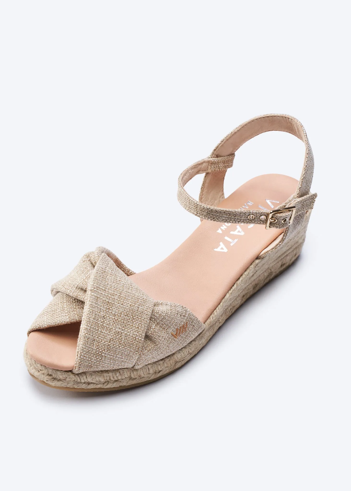 Farella Limited Edition Canvas Espadrille Sandal Wedges