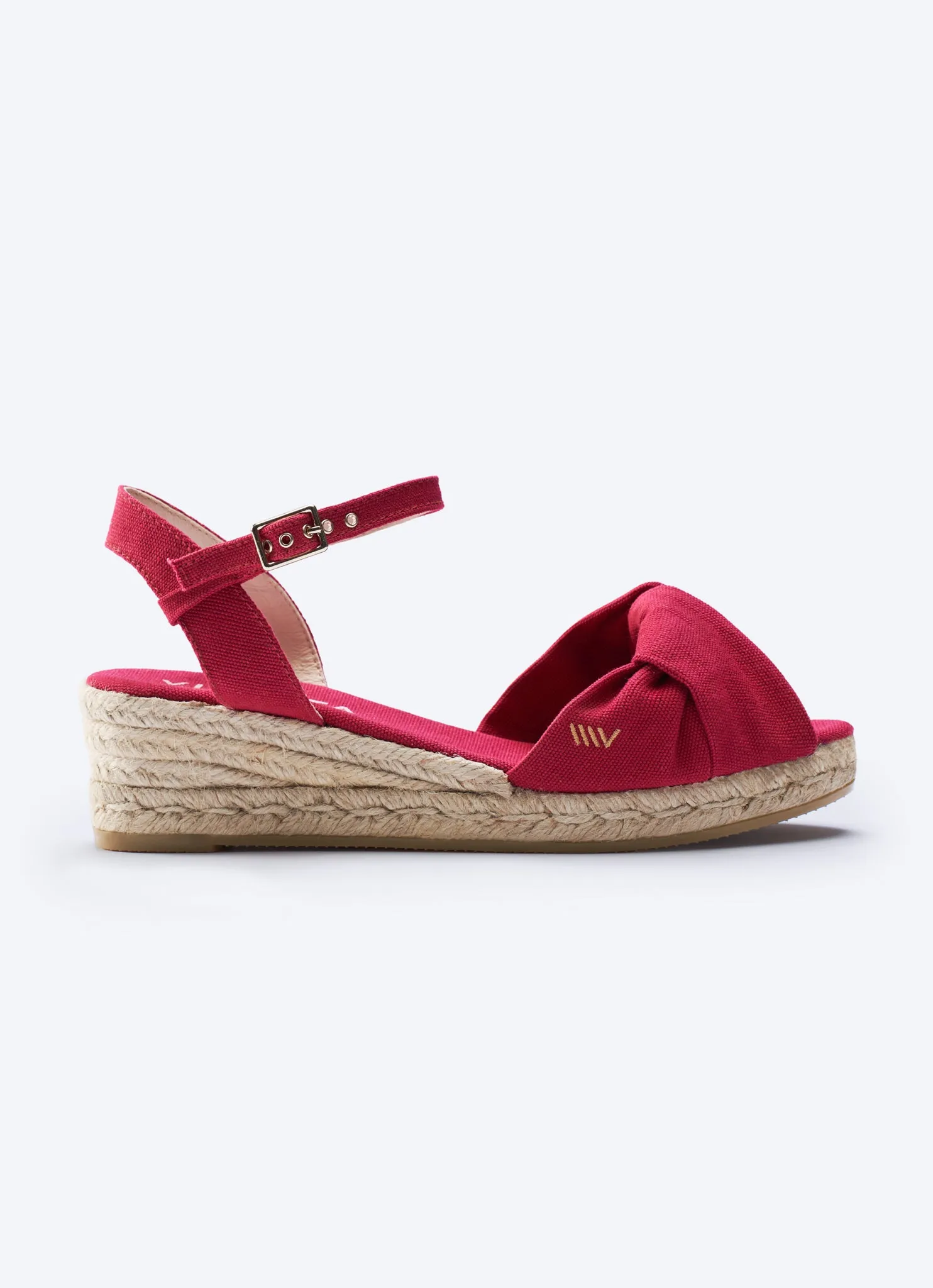 Farella Limited Edition Canvas Espadrille Sandal Wedges