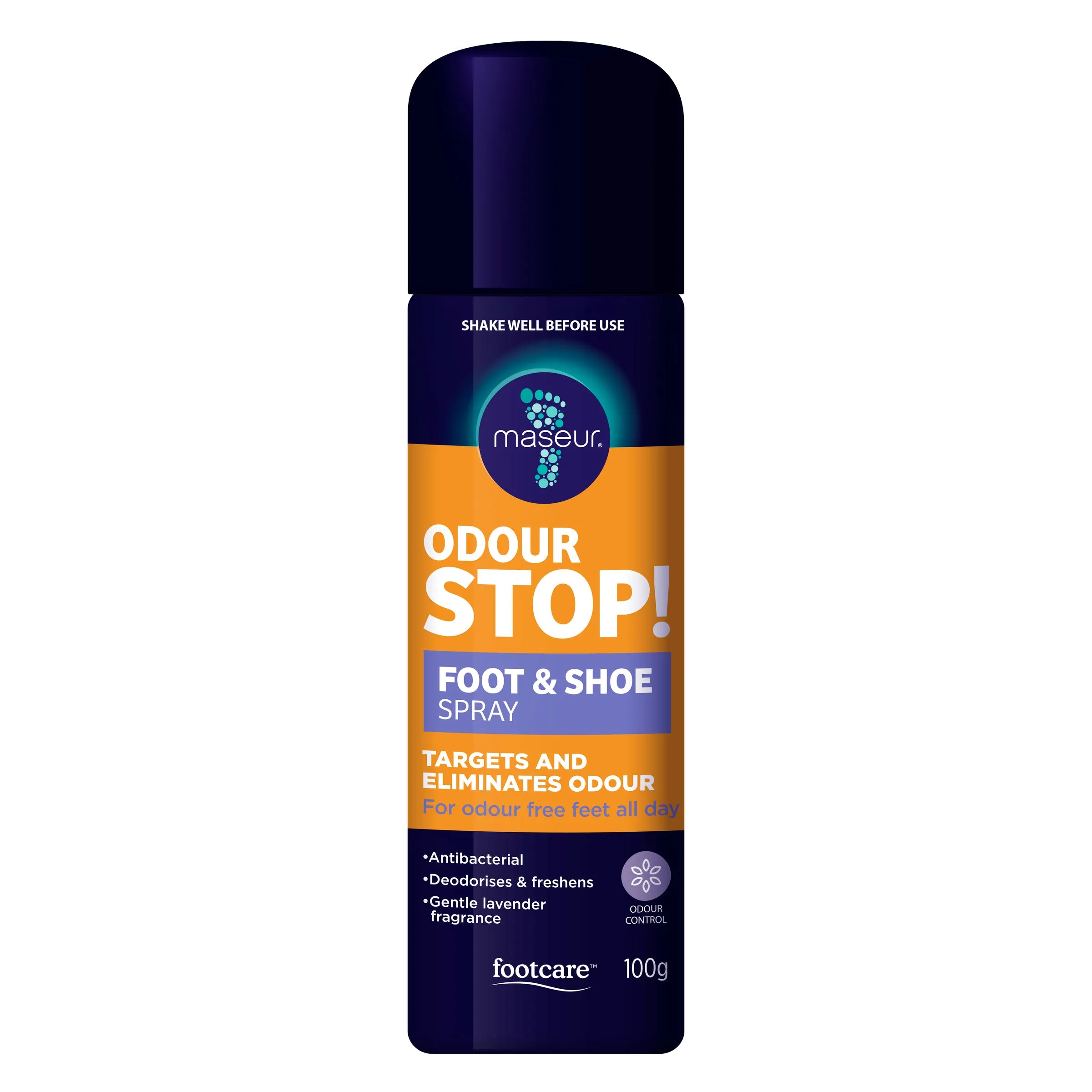 Footcare by Maseur Odour Stop Foot and Shoe Spray 100g