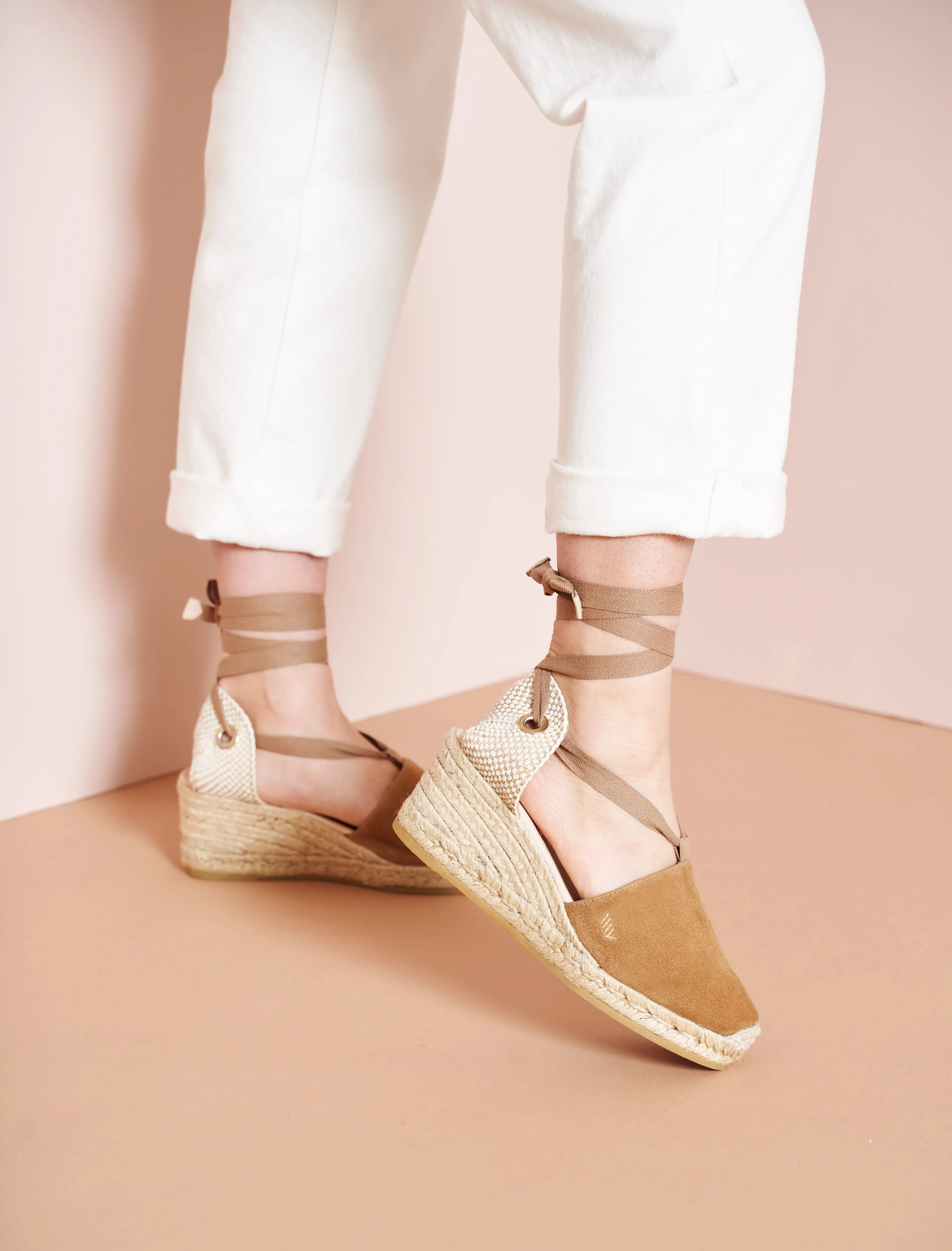 Fosca Suede Espadrille Wedges