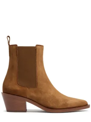 Gianvito Rossi   45mm Suede ankle boots 