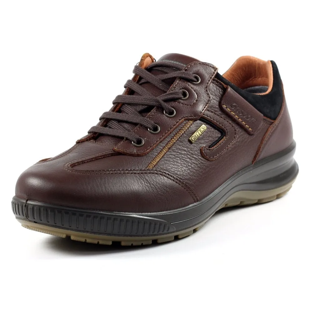 Grisport Arran Brown Shoes Leather Walking Shoe Water Resistant Comfort sale