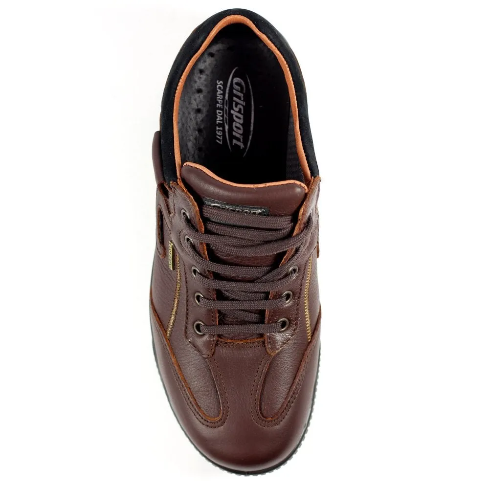 Grisport Arran Brown Shoes Leather Walking Shoe Water Resistant Comfort sale