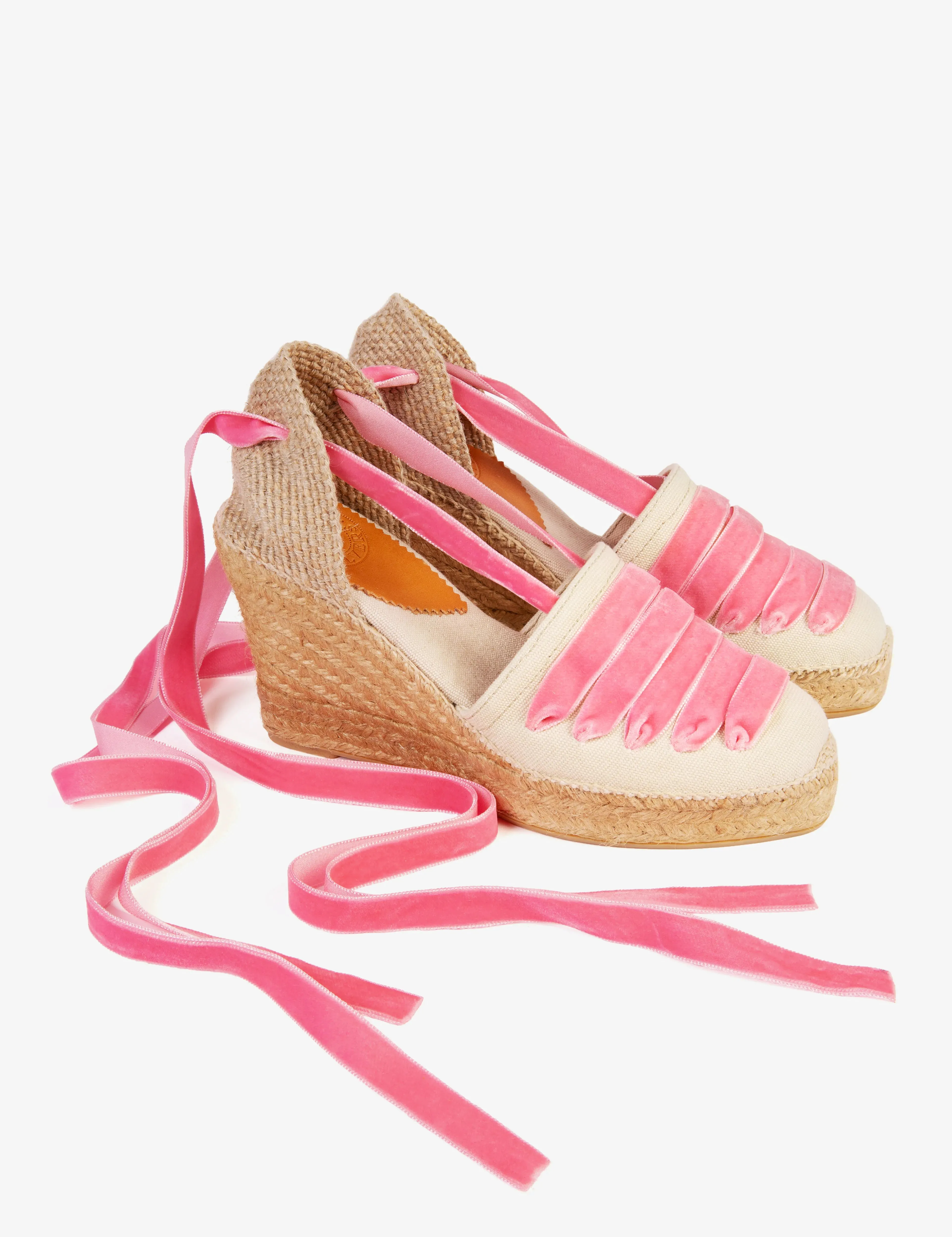 High Valenciana Dali Espadrille - Stone/Pink