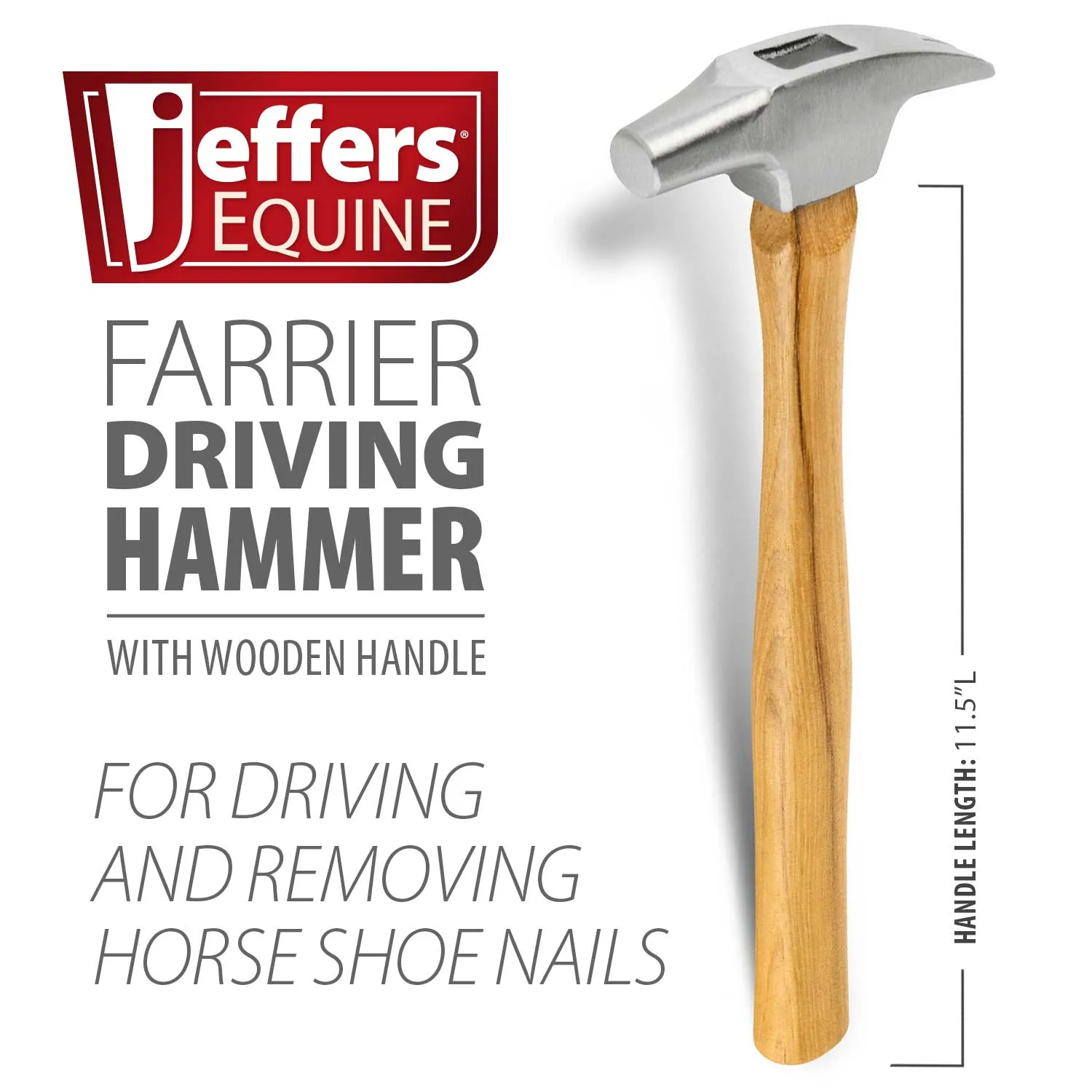 Jeffers Farrier Driving Hammer for Horses