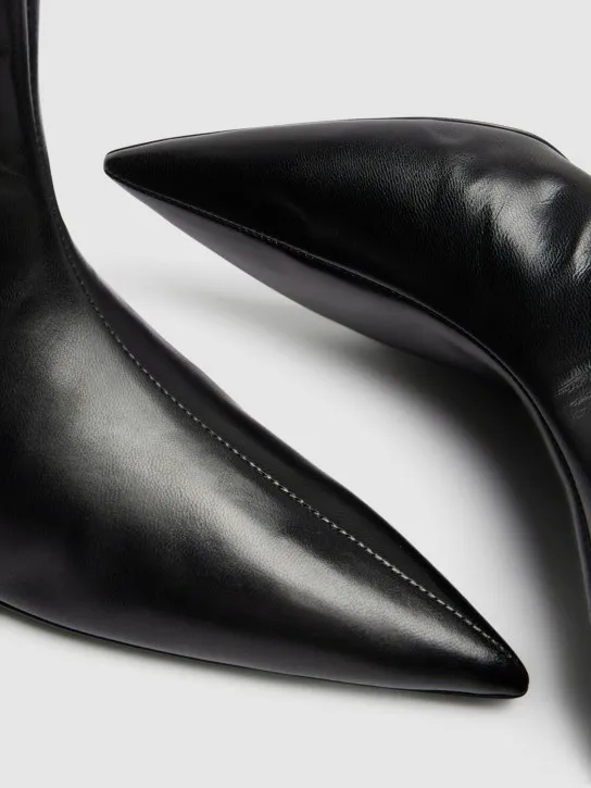 Jil Sander   35mm Leather ankle boots 