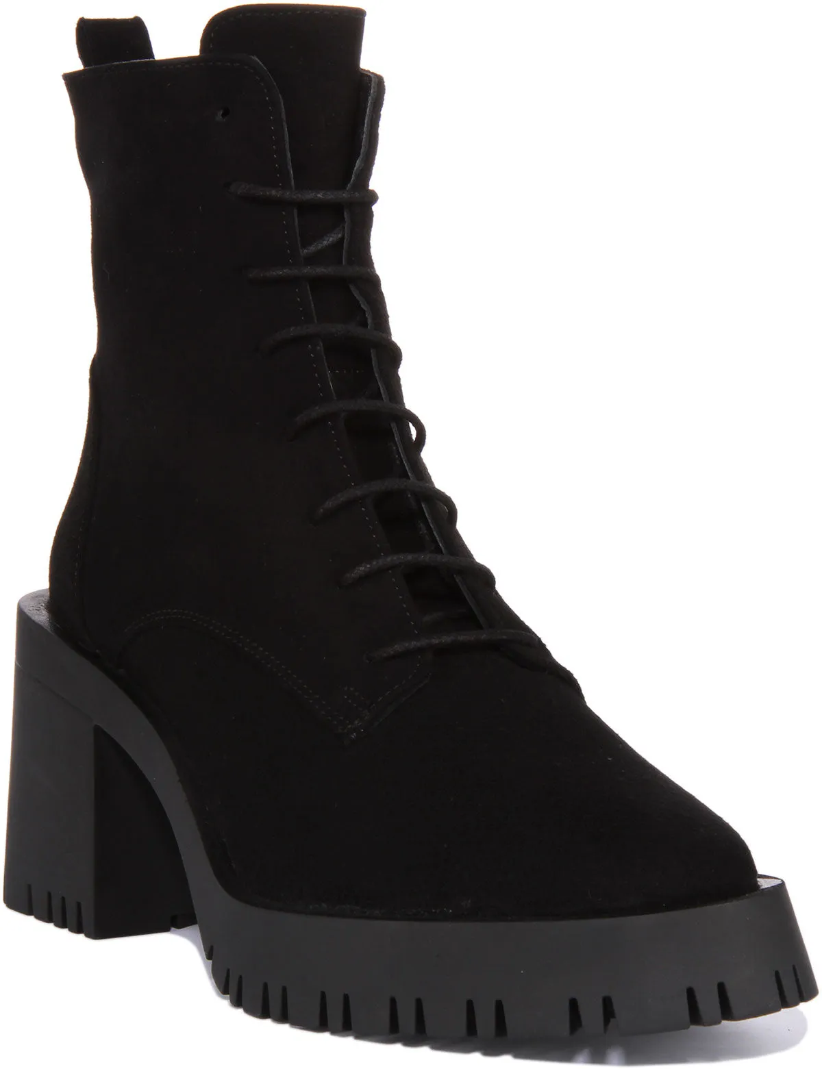 Justinreess England Zoe In Black Suede For Women