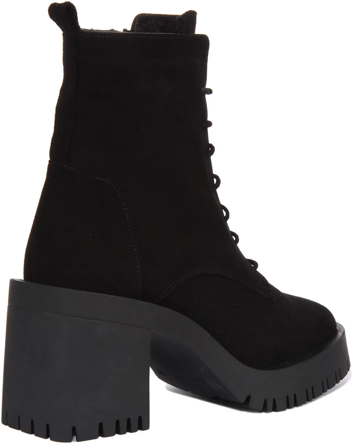 Justinreess England Zoe In Black Suede For Women