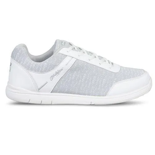 KR Strikeforce Mens Flyer Mesh White Grey Bowling Shoes