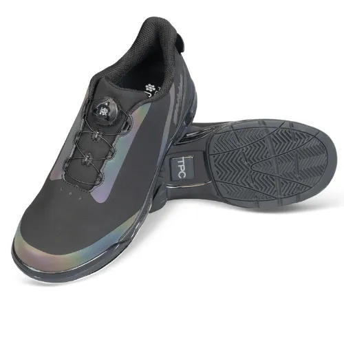 KR Strikeforce TPC Hype Black Iridescent Performance Right Hand Wide Unisex Bowling Shoes