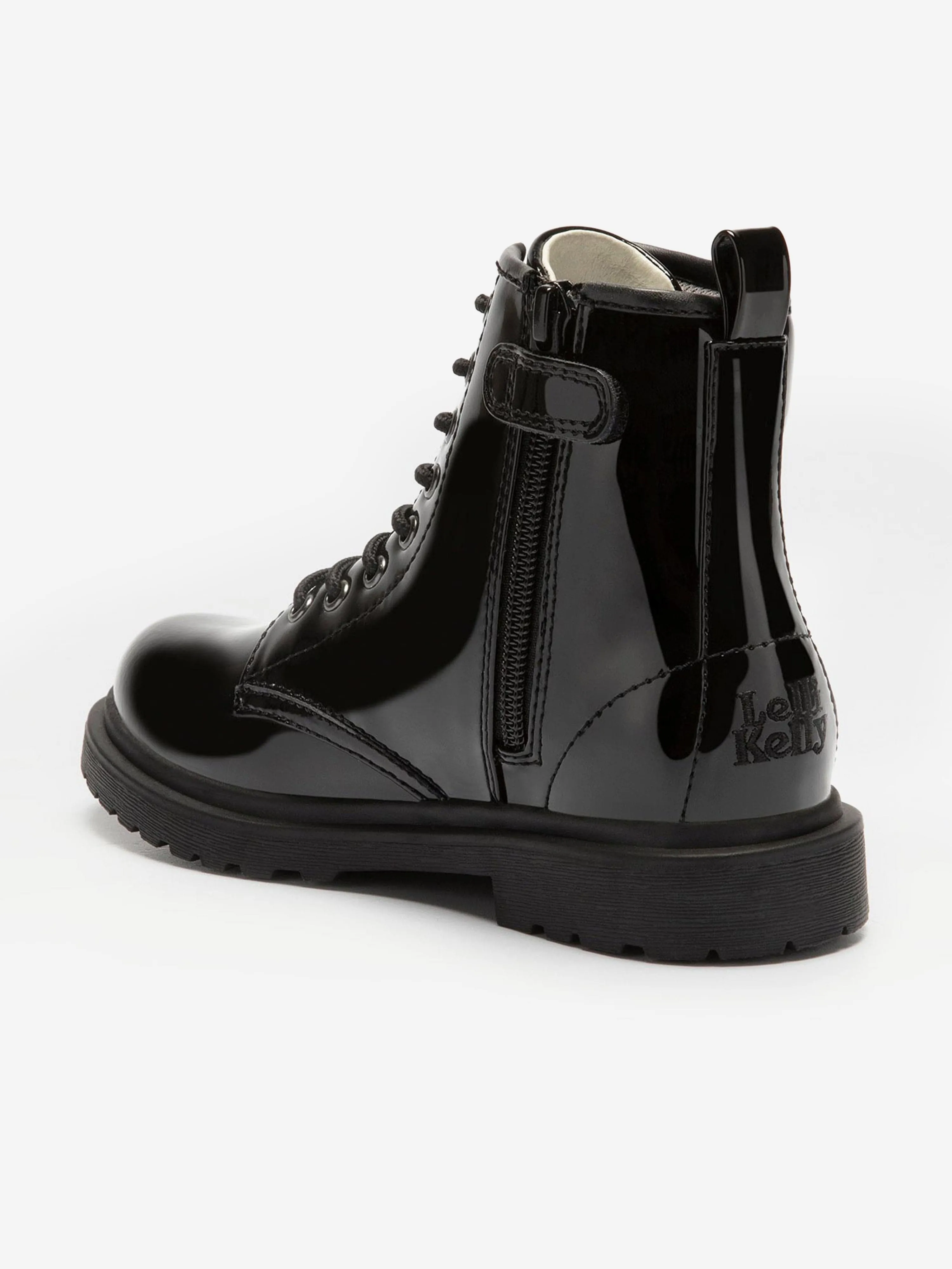 Lelli Kelly Girls Harper Patent Ankle Boots in Black