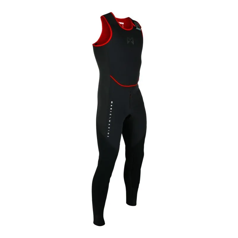 Magic Marine Racing Long John 3 mm wetsuit zwart heren