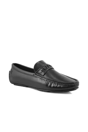 Men Casual Driving Mocs M26074-Black